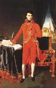 Jean Auguste Dominique Ingres Napoleon Bonaparte in the Uniform of the First Consul (mk04) oil painting picture wholesale